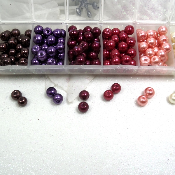 Autumn Glass Pearl Assortment 5-6mm BA7