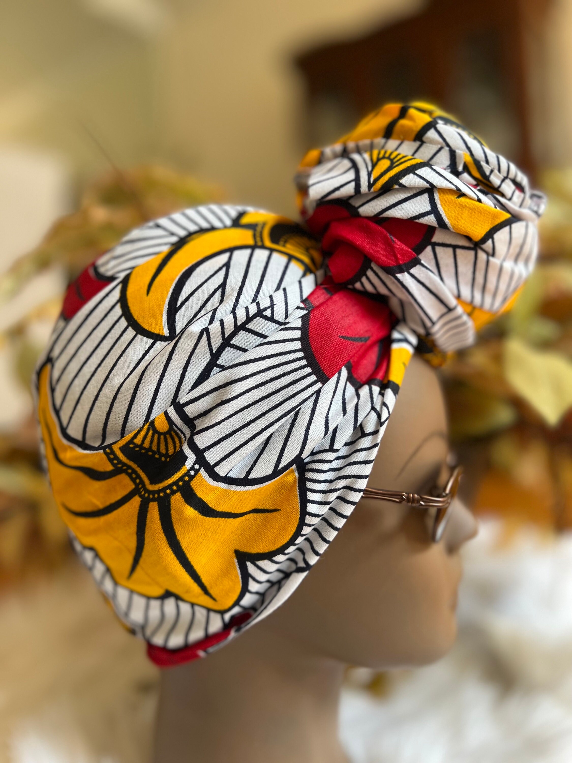 Elegant Multicolor Ankara Head-wrap The  main image 3