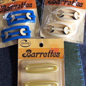 vintage goody plastic barrettes