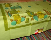 vintage new green kitchen accessories design tablecloth scotchguard
