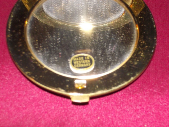 vintage victorian mirror compact - image 4