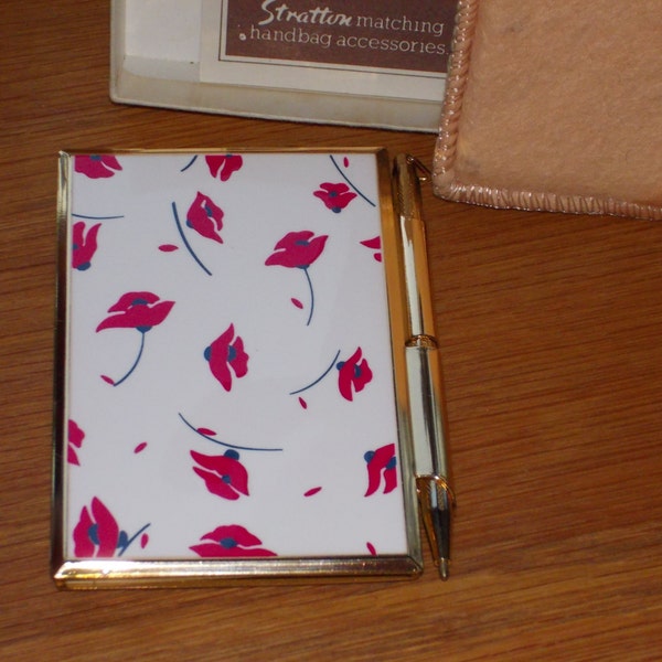 vintage stratton compact notepad