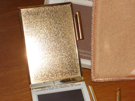 vintage stratton compact notepad - image 4