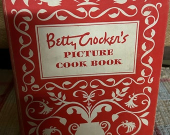 vintage betty crocker hardcover cookbook 1950 edition