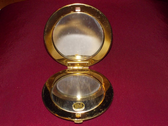 vintage victorian mirror compact - image 3