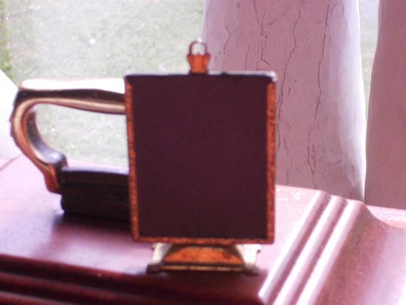 vintage miniature pendant picture frame - image 2