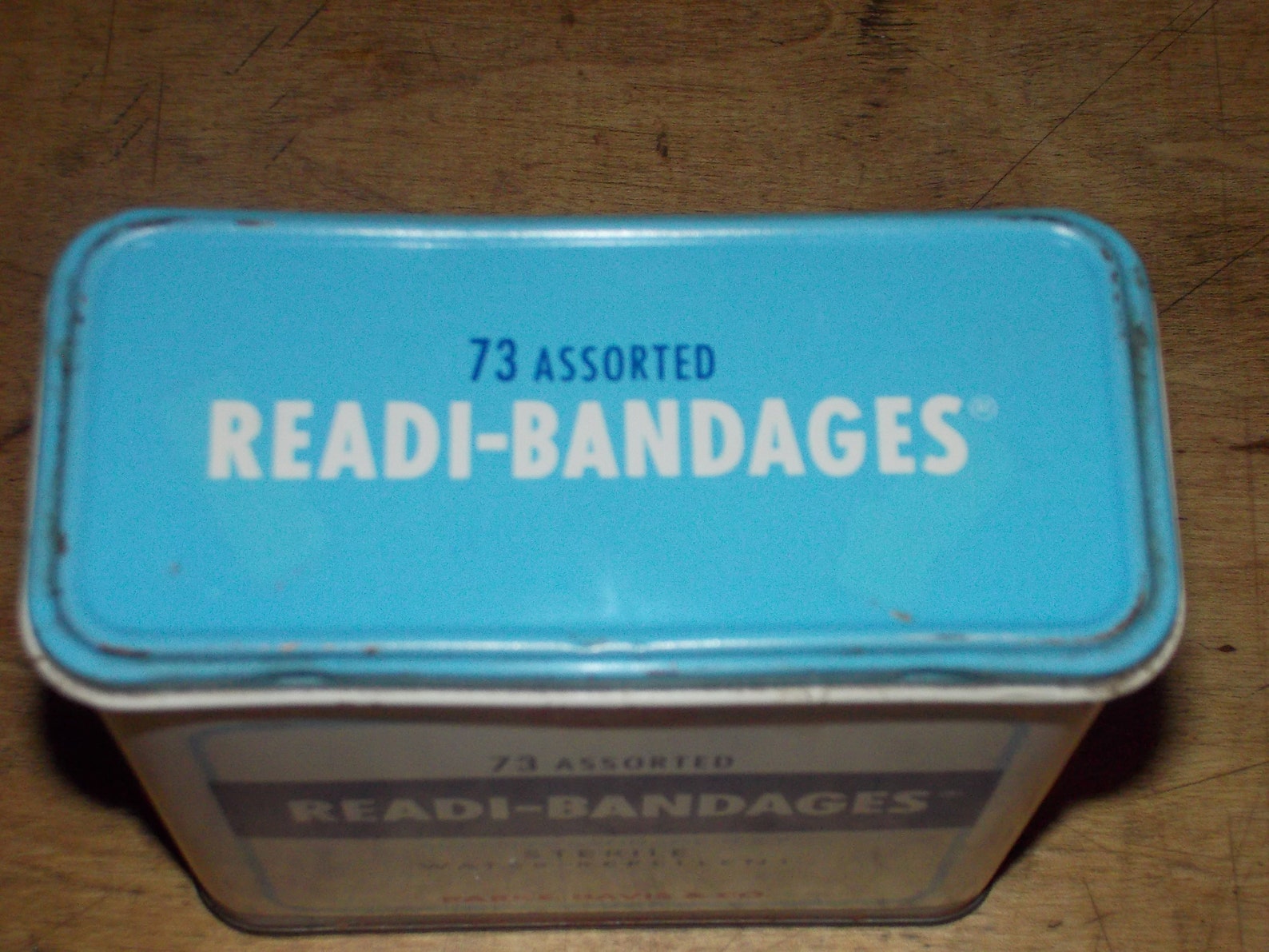 Vintage metal band aid box bay's parke davis Etsy