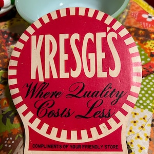 vintage kresges sewing needles