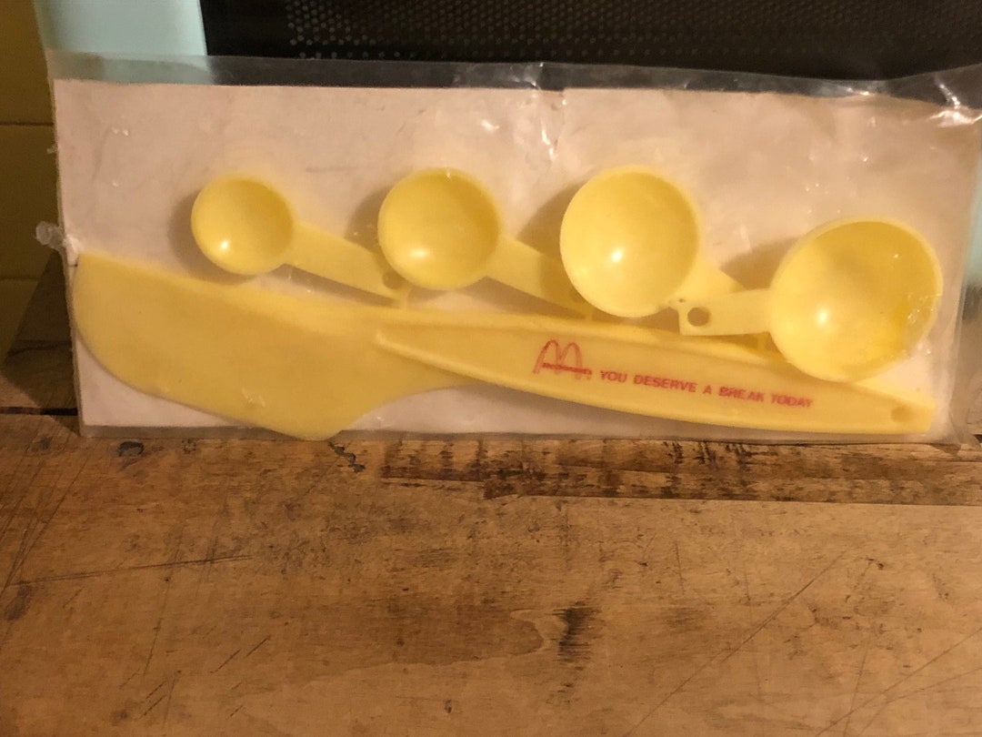 Vintage Mcdonalds Kitchen Kut Ups Spatula Measuring Spoons Etsy