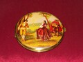 vintage victorian mirror compact