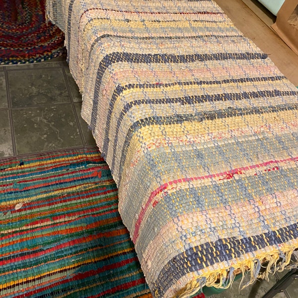 Rag Rug Runner Etsy