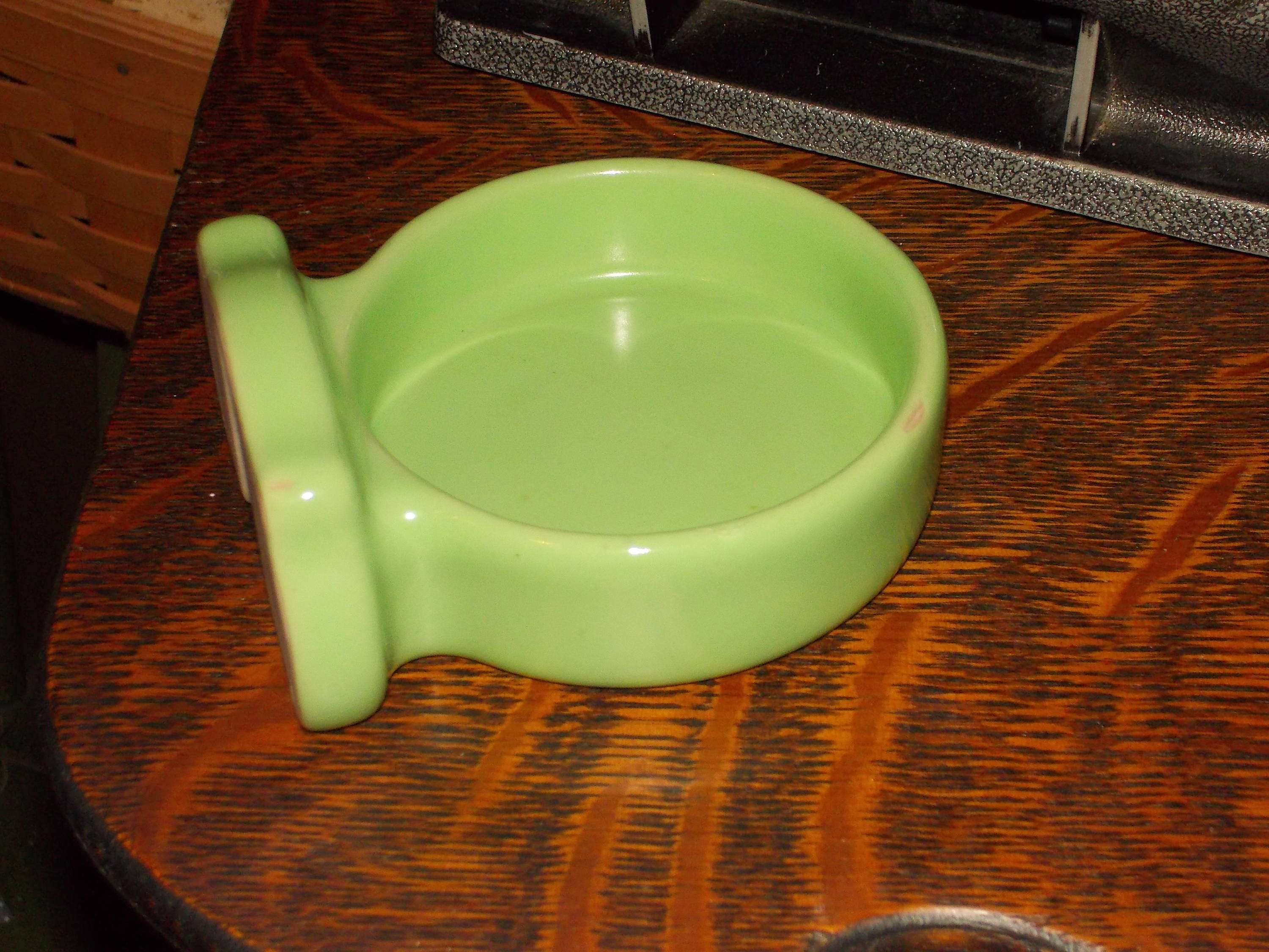 Vintage Jadeite Porcelain Cup Holder Ring Holder Etsy