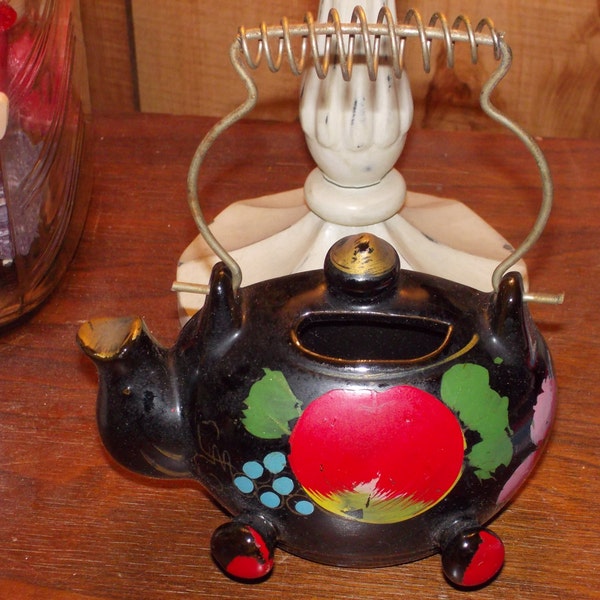 Teapot Wall Pocket Etsy
