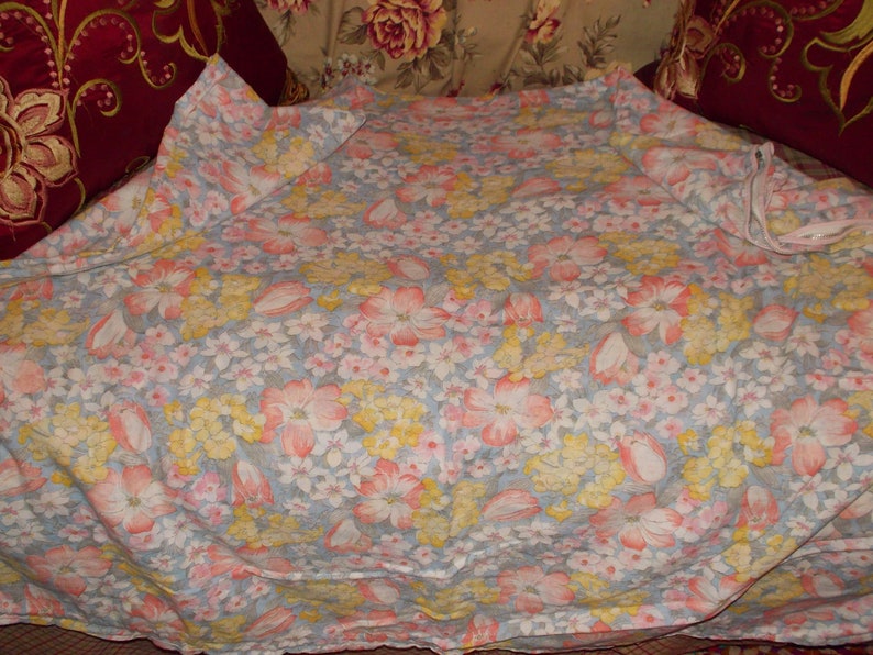 Vintage Floral Duvet Cover Full Size Etsy