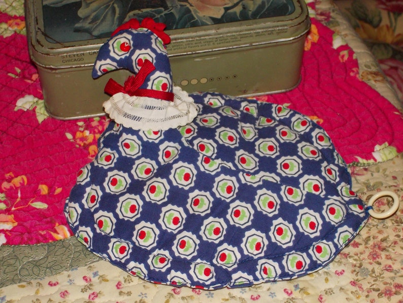 vintage chicken rooster potholder