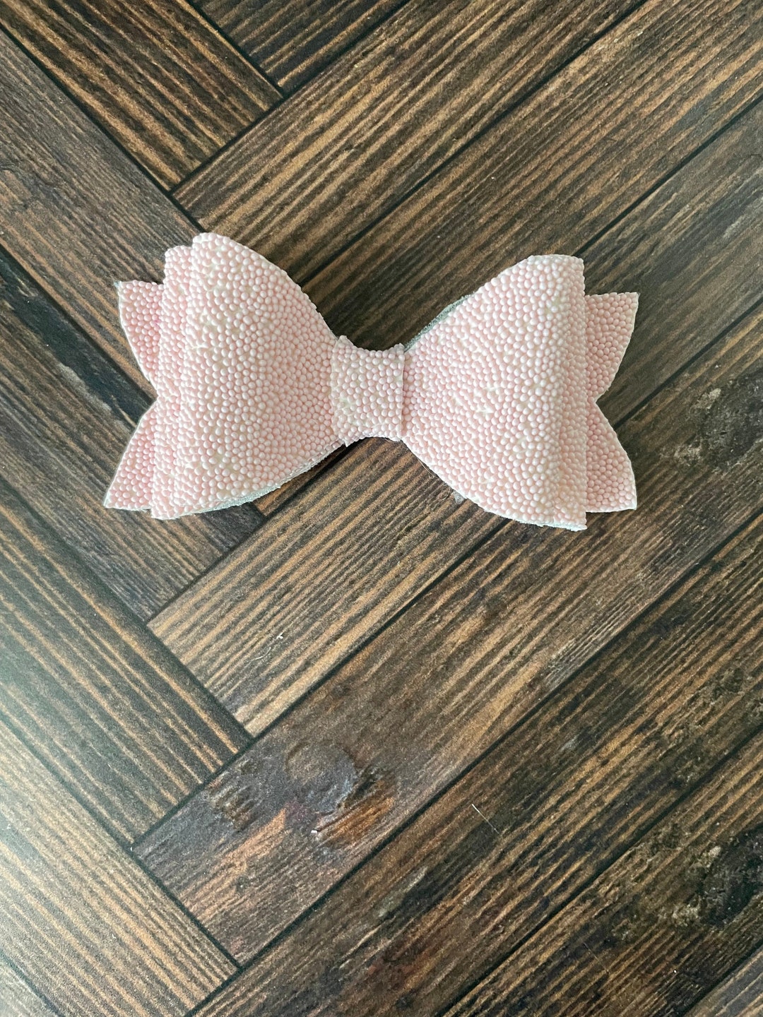 Baby Pink Hair Bow Bubble Hairbow Girls Baby Bow Handout Hair Etsy