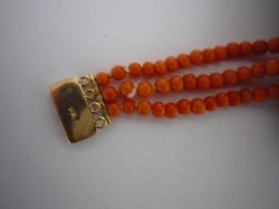 Stunning Antique Victorian Natural Salmon Coral B… - image 4