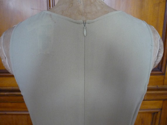 Vintage Calvin Klein Collection Beige/Cream Rayon… - image 4