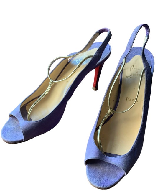 Rare Vintage Authentic Christian Louboutin Paris Alta Spritney 