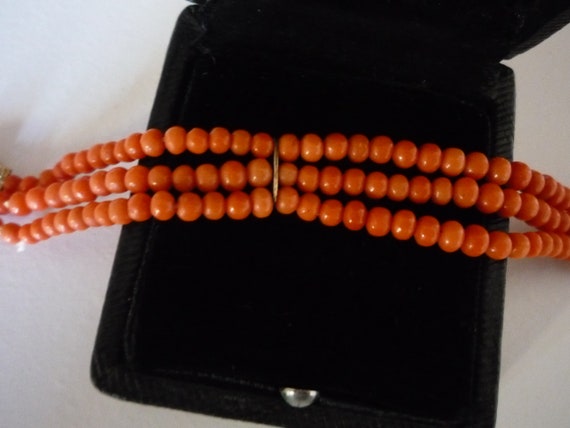 Stunning Antique Victorian Natural Salmon Coral B… - image 10