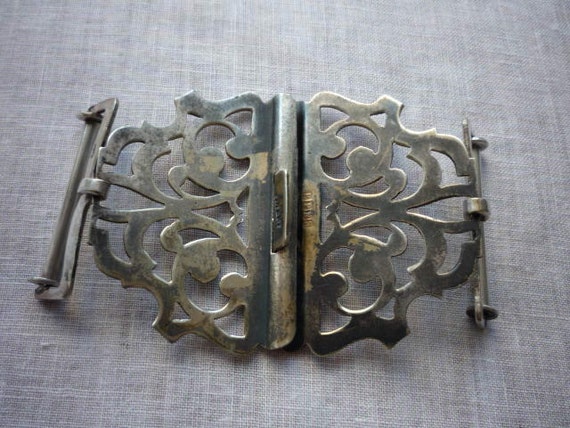 Antique Victorian Edwardian Ornate Sterling Silve… - image 4