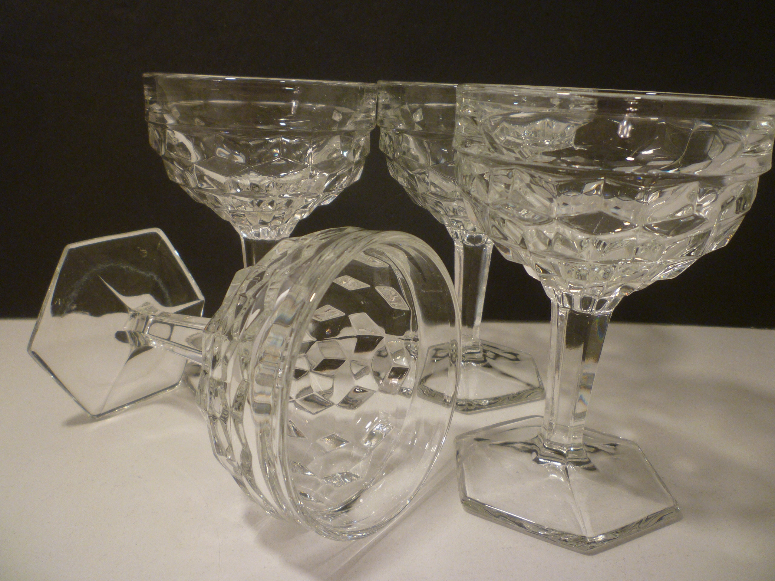 Crystal Wine Glasses of Sèvres Niagara Model, 1950s, Set of 11