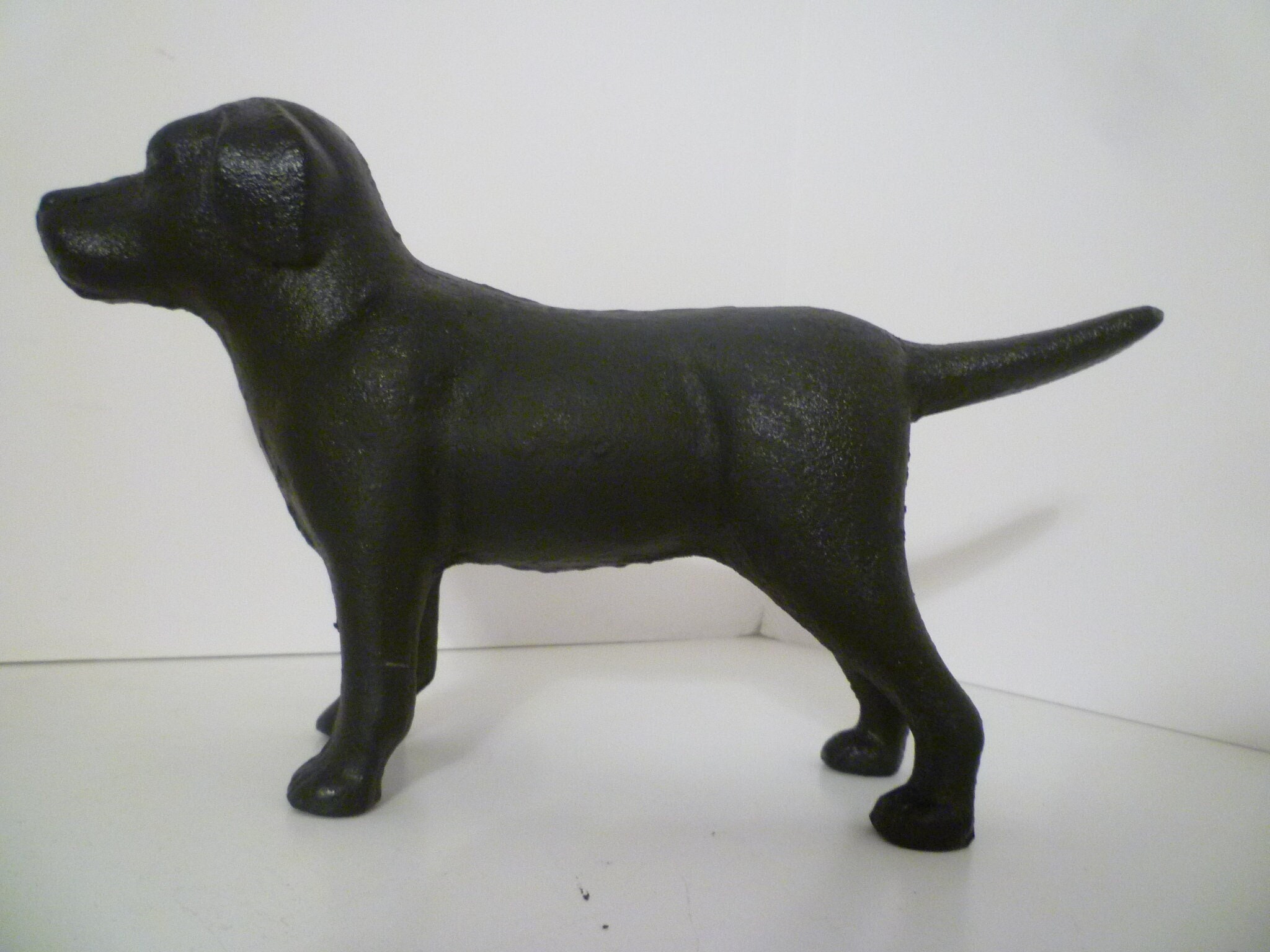 Black Lab Door Stop Etsy