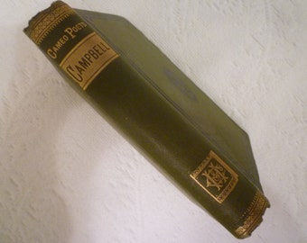 VINTAGE Book. Thomas Campbell's "Cameo Poets" Vintage Late 1800's Antique Collector Book.