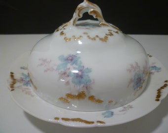 Covered Butter. HAVILAND LIMOGES Dome Shape COVERED Butter Dish.