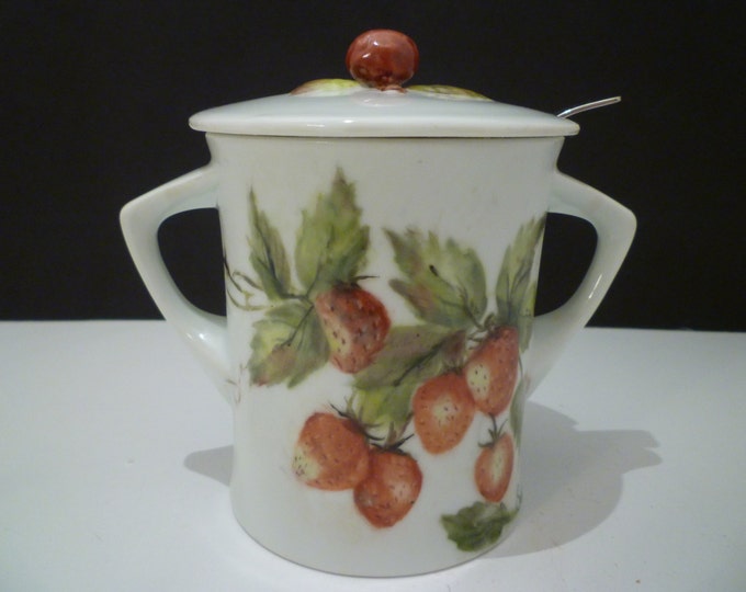 JAM SERVING SET. Chutney Jam Saucesset. Handpainted. Dated Etsy