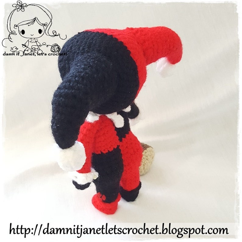 Inspired Harley Quinn & The Joker Combo Pack PDF Crochet Patterns Instant Download 25% OFF Special Offer Pattern Pack image 4