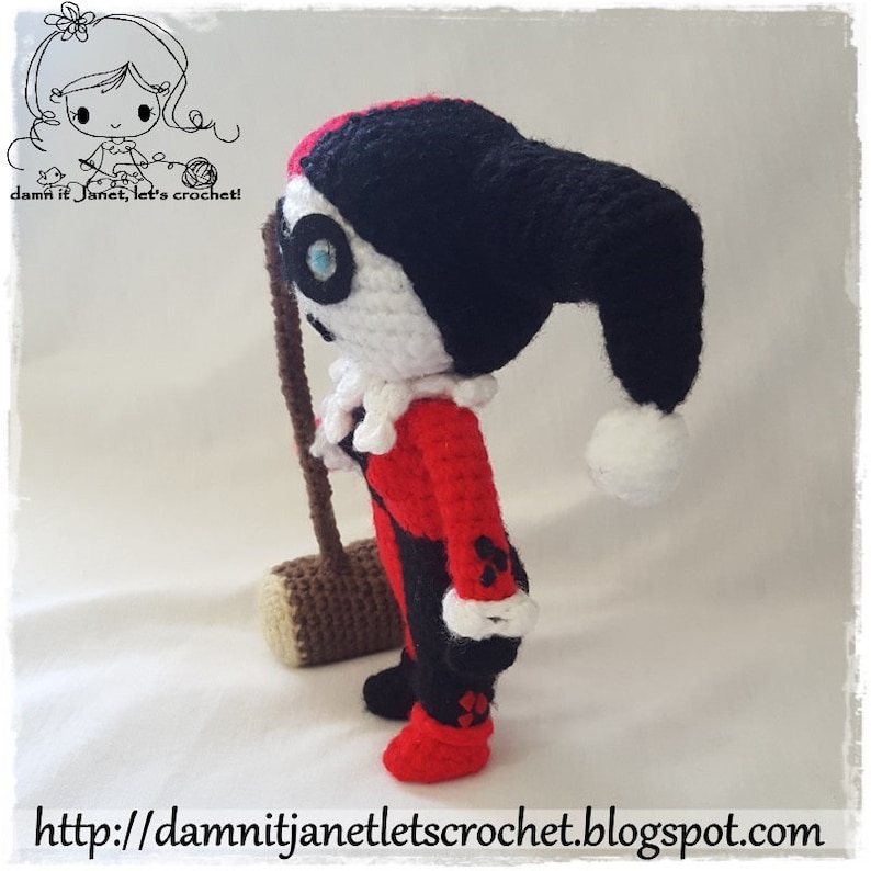 Inspired Harley Quinn & The Joker Combo Pack PDF Crochet Patterns Instant Download 25% OFF Special Offer Pattern Pack image 3