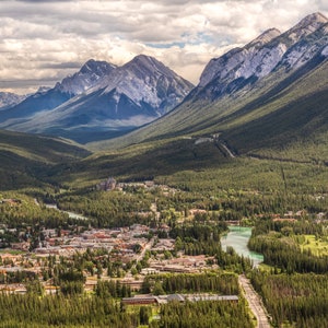Amazing view of Banff - Banff National Park - Canadian Rockies - Landscape Photography - Wall Art