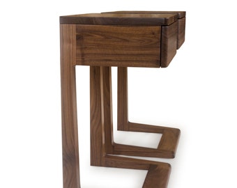 Wood Nightstand No. 2 - Night Stand,  Bedside Table, Wood Bed Side Table, Walnut, Mahogany, Maple, Cherry, Ash, Oak, Beech