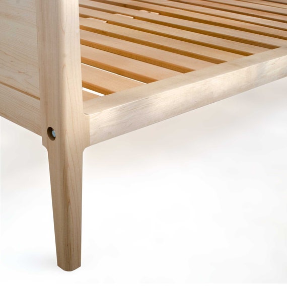 Maple Platform Bed No. 1 Bed Frame Modern Solid Wooden Platform