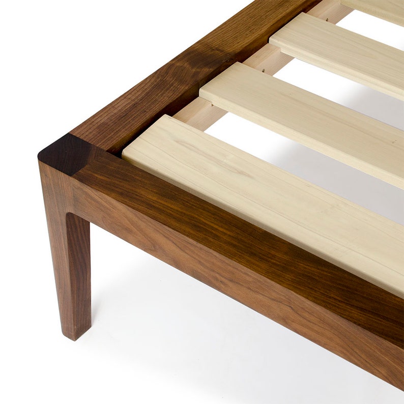 QUEEN Platform Bed No. 1 DIY PLANS Sculpted Solid Wood Bed 