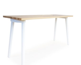The Stance Desk, A Simple Modern Wood Desk Design, Perfect for Your Home Office