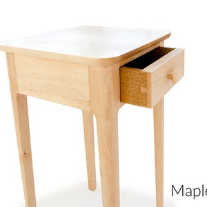 Nightstand No. 1 Small Bedside Table with Dovetail Drawer zdjęcie 5