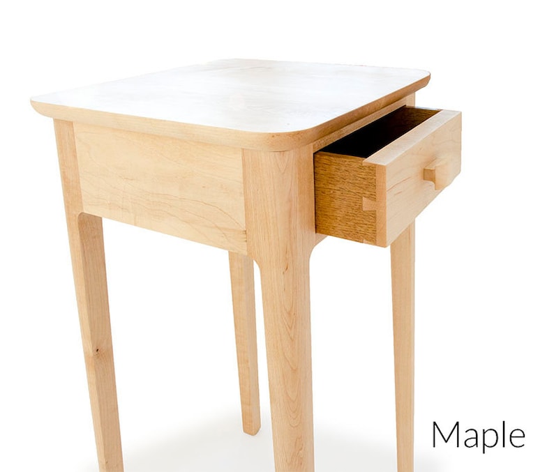 Nightstand No. 1 Small Bedside Table with Dovetail Drawer zdjęcie 5