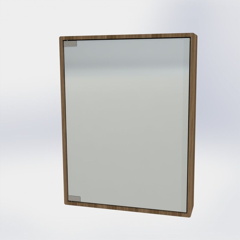 New Design Mirrored Medicine Cabinet Solid Wood Medicine Etsy