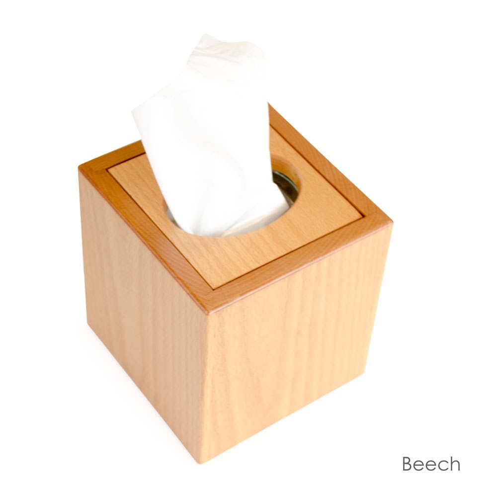 Ornaments & Accents Home & Living bathroom accessory, solid wood Tissue box cover made from