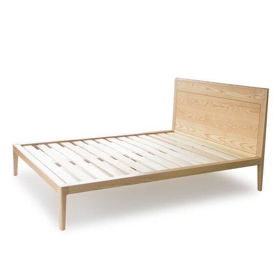 Ash Platform Bed No. 1 Bed Frame Ash Wooden Platform bed Wooden Bed Frame Ash Wood Twin Full Queen King