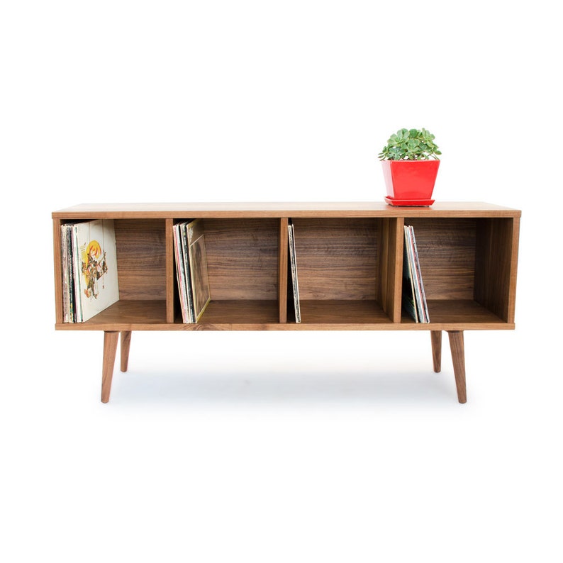 Record Storage Credenza Store Your Vinyl Records Mid Etsy