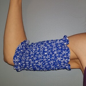 Custom Shirred PICC Line Cover, IV Cuff, Dialysis Sleeve, Diabetic Arm Band for Lyme Chemo Scar Women Men - Holiday, Occasion Fabrics