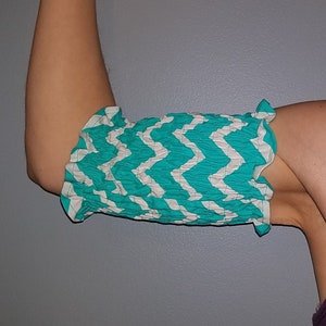 Custom Shirred PICC Line Cover, IV Cuff, Dialysis Sleeve, Diabetic Arm Band for Lyme, Chemo, Scar, Women, Men - Aqua, Teal, Blue Fabrics