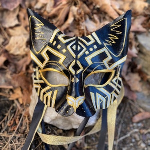 Custom Leather Cat Mask *Made to order*