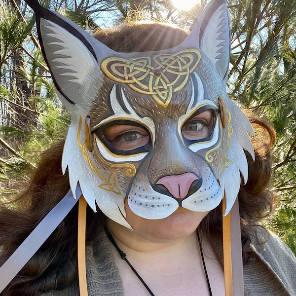 Therian Lynx Mask Etsy Australia