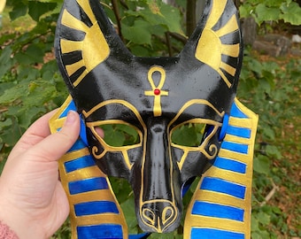 Anubis Leather Masquerade Mask