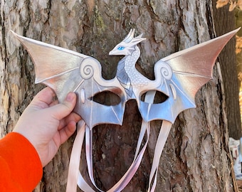 Custom Dragon Leather Masquerade Mask