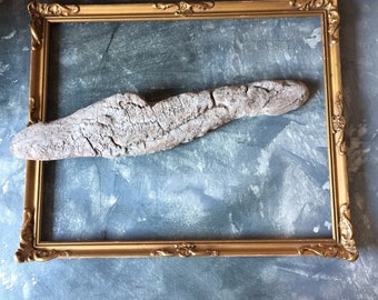 Cloud Natural Driftwood Sculpture, Driftwood Bark Found Art, Rain Cloud, Beach House Decor, Wall Hanging, Home Decor
